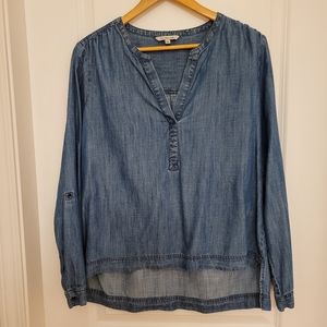 Calvin Klein Tencel Roll-Tab Tunic